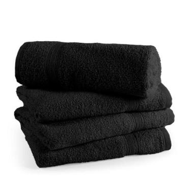 Imagem de Kit 4 Toalhas de Salão de Beleza Cabelereira - Dianneli, Preto