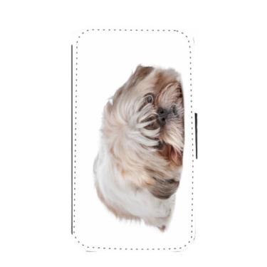 Imagem de Rikki Knight Shih Tzu Capa carteira flip com aba magnética para Samsung Galaxy S3