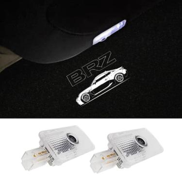 Imagem de uunonaha 2 peças luzes LED logotipo porta de carro cortesia projetor laser bem-vindo luz fantasma sombra poça lâmpada compatível com BRZ ZD8 2022-presente acessórios (BRZ-Car, ZD8; 2022-presente)