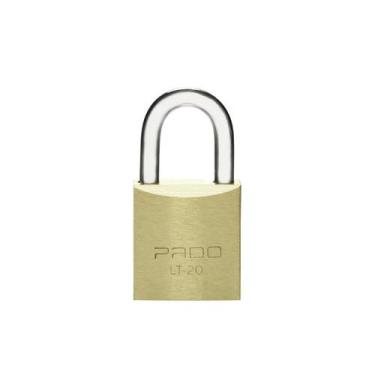 Imagem de Kit 3 Cadeado 20mm Pado mesmo segredos iguais mesma chave