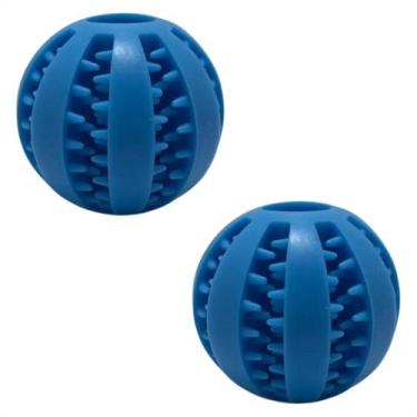 Imagem de Kit 2 Brinquedos Interativo Bola Porta Petiscos Anti Stress - Bretalle