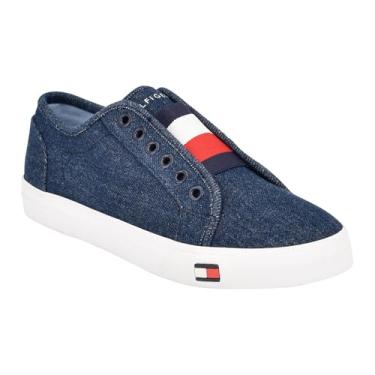 Imagem de Tommy Hilfiger Tênis feminino ANNI, Azul, 34