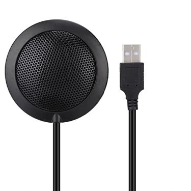 Imagem de Microfone de Computador, Microfone de Mesa, Leve, Tecnologia Eletroforética, Jogos, Streaming de Vídeo, Aulas, Reuniões