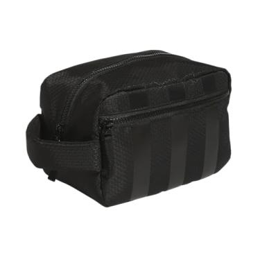 Imagem de adidas Kit de higiene pessoal de equipe, bolsa de banho de viagem, Preto/Branco/2, One Size, Kit de higiene pessoal de equipe, bolsa de banho de viagem