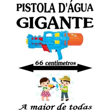 Imagem de Pistola de água Arminha lança água grande - PICA PAU 