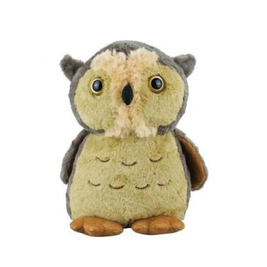 Imagem de Coruja Cinza ou Marrom 23cm Pelúcia - Fofy Toys, Marrom