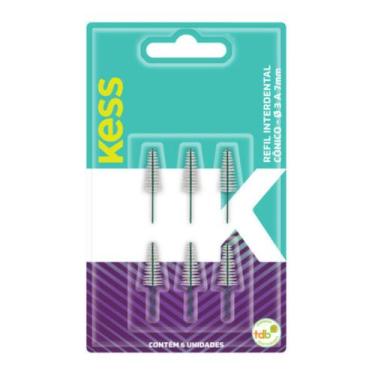 Imagem de Refil Interdental Kess Cônico C/6 Unidades 1993