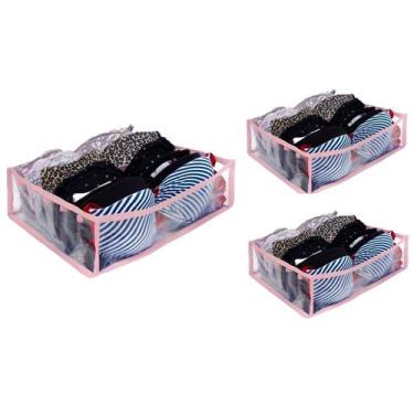 Imagem de 3 Colmeia Organizadora De Sutiã Rasteirinhas Camisetas Multiuso 6 Divi