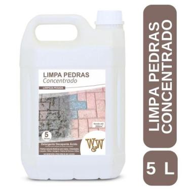 Imagem de Limpa pedra calçada cimentada diluivel de fácil aplicação - W&W