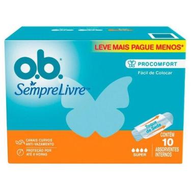 Imagem de Absorvente Interno Dia e Noite O.B. - Original 10 Unidades