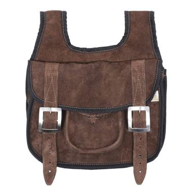 Imagem de Alforge de Camurça Marrom com Bolso A Pantaneira 37244
