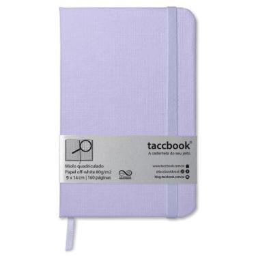 Imagem de Caderneta Quadriculada taccbook Roxo (pastel) 9x14 Ríg.