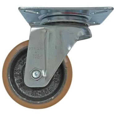 Imagem de Rodízio GL 414 PN Placa Giratório GLE 414 PN - SCHIOPPA