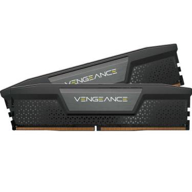 Imagem de Memória RAM Corsair Vengeance, 64GB (2x32GB), 5200MHz, DDR5, CL40, Pre