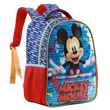 Imagem de Mochila Escolar Infantil Mickey Mouse Grande 42cm Xeryus
