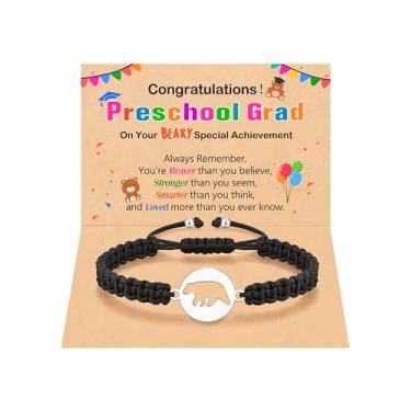 Imagem de UPROMI Presentes de formatura de pré-escola/jardim de infância para meninos/meninas, pulseira de presente de classe de 2024, presentes de pós-graduação para filho/neto/filha/neta, 6inches, Nylon, Sem