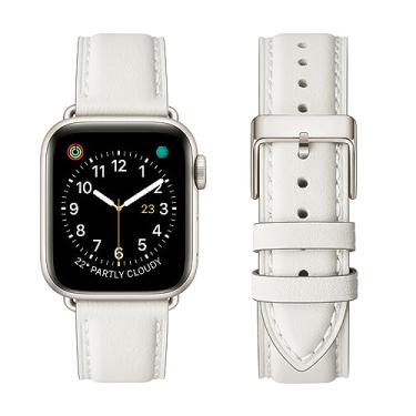 Imagem de OMIU Pulseiras quadradas compatíveis com Apple Watch SE séries 8, 7, 6, 5, 4, 3, 2 e 1 de 38 mm, 40 mm, 41 mm, 42 mm, 44 mm, 45 mm e 49 mm, Utral para Apple Watch SE séries 8, 7, 6, 5, 4, 3, 2 e 1