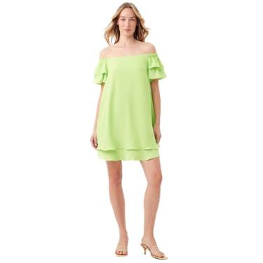 Imagem de Trina Turk Vestido feminino tomara que caia, Palma, P