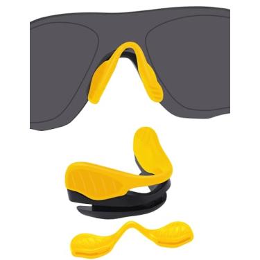 Imagem de BLAZERBUCK Almofadas de nariz de substituição para óculos de sol Oakley EV Zero Series - Amarelo