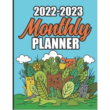 Imagem de 2022-2023 Monthly Planner: 2 Years of Planning With Federal Holidays | A4 - Two Year Monthly Planner / Calendar / Schedule - To Do List - 24 Months ... Up To December 2023 | Beautiful Cats Cover
