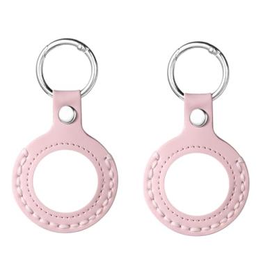 Imagem de MUDOR Pacote com 2 porta-moedas AA, serve em tamanho de moeda de 34 mm, suporte de moeda de sobriedade costurado à mão para fichas AA, moedas de recuperação, fichas e medalhão