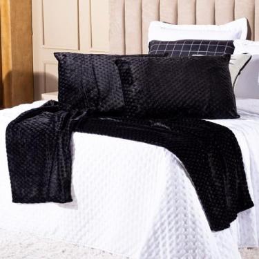 Imagem de Kit de Peseira Para Cama Majestic com Fronhas 03 Peças - Tecido Mantin
