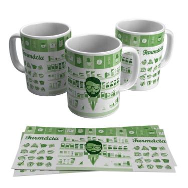 Imagem de Caneca Farmacêutico Formatura Curso Farmácia 325ml