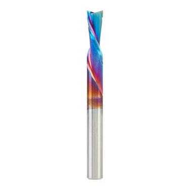 Imagem de Amana Tool - Fresa espiral de carboneto sólido 46202-K corte 1/4 de diâmetro x haste de 3/4 x 1/4 polegada, Spektra Extreme Tool Life Coated