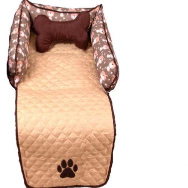 Imagem de Protetor de Sofá Pet Meg Impermeavel Pequeno Avelã - ComfortPet