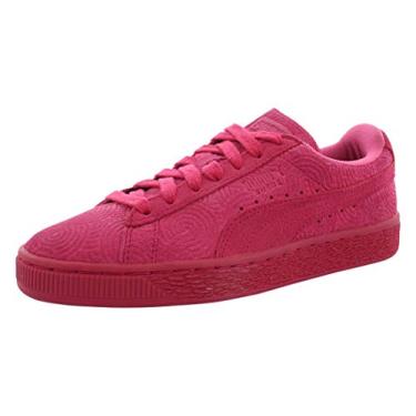 Imagem de PUMA Tênis feminino de camurça clássico colorido WN'S estilo clássico, Vermelho rosa/vermelho rosa, 5.5