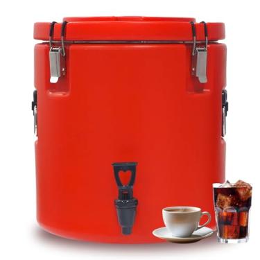 Imagem de kickmove Dispensador De Bebidas Isolado, Balde De Gelo, 7 Galões, Dispensador Térmico De Bebidas Quentes E Frias Com Interior De Aço Inoxidável 304, Refrigerador Portátil Para Chá, Café E Água