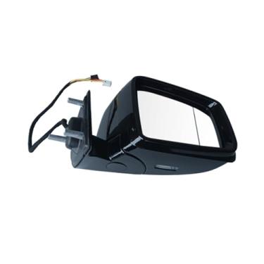 Imagem de Conjunto de espelho retrovisor externo de carro preto e branco compatível com 2005-2011 Mercedes Benz W164 ML350 GL350 ML GL Class Espelho retrovisor elétrico(Black Right)
