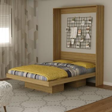 Imagem de Cama Articulada De Casal Com 2 Nichos Cm8016 Amêndoa