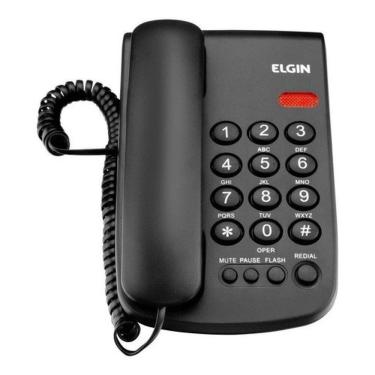 Imagem de TELEFONE COM FIO ELGIN STAR OFFICE Preto