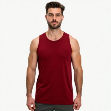 Imagem de Kit 02 Regata Dry Fit Masculina Esportiva Fitness Secagem Rápida Acade
