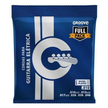 Imagem de Encordoamento para guitarra elétrica groove - Solez 0,09  0,10, 0,10