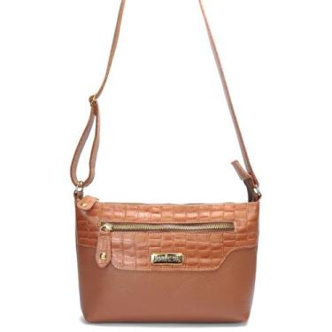 Imagem de Bolsa Feminina Transversal Pequena em Couro Legitimo Road Seven, Caram