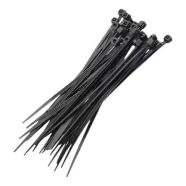 Imagem de Abraçadeira de Plástico Preta 300 x 4,8mm c/ 100 Unidades SPARTA 45565