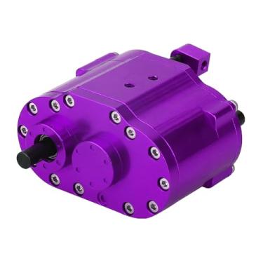Imagem de Pothyes 2 Speeds Transfer Case Gearbox Dual Speed Transmission Box 46x53x32mm for Axial SCX10 RC 4WD D90 1/10 RC Crawler Upgrade Parts (Purple)