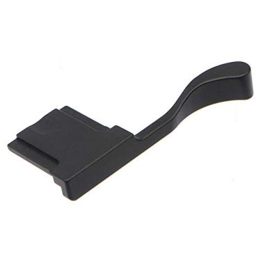 Imagem de HITHUT Punho de polegar de liga de alumínio para câmera Fujifilm X100F X100T X100S preta