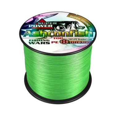 Imagem de Linha De Pesca Trançada De 8 Fios 300M PE Multifilamento 6LB-300LB Ash