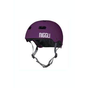 Imagem de Capacete roxo pro fosco niggli, M
