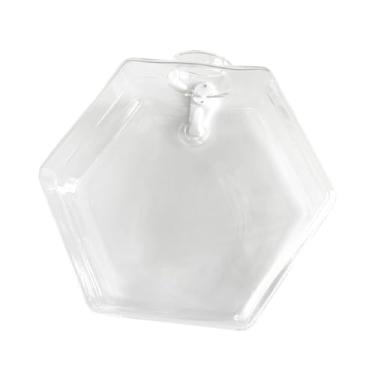 Imagem de WeiLaiKeQi Plantador de parede pendurado decorativo exclusivo hexagon simplicidade vaso de flores decoração de escritório para banheiro mamãe plantas de