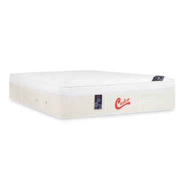 Imagem de Colchão Casal Castor Pocket Gold Star Vitagel Aria 3D Plush One Face Mola Pocket System - 138x188x32