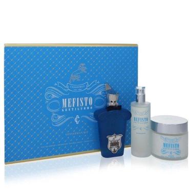 Imagem de Perf. Masculino Xerjoff Mefisto Gentiluomo - Kit Presente 100 Ml Eau Parfum 100 Ml Desodorante + 200 Ml Creme Pós-barba
