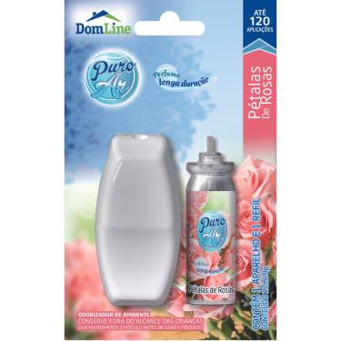 Imagem de APARELHO E ODORIZADOR DE AMBIENTE PÉTALAS DE ROSAS PURO AR BLISTER 12ML