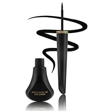 Imagem de Boobeen Forro de tinta preta, delineador líquido para maquiagem à prova d'água, caneta delineadora de longa duração, ponta de pincel de precisão, funciona sem problemas
