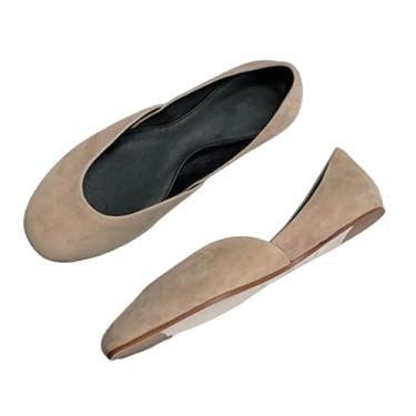 Imagem de Mocassins femininos elegantes elegantes de couro genuíno de crina de cavalo de verão 2025, rosa, 36