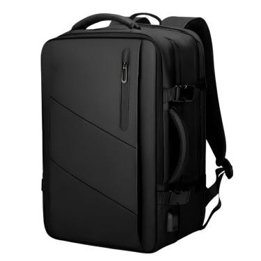Imagem de Mochila Impermeável Masculina Expansível Notebook 17,3 e USB Cor:-Unissex