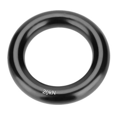 Imagem de plplaaoo Anel de rapel 20KN Multifuncional Alumínio Escalada O Ring 12 mm Downhill Equipamento para Descender e Escalada